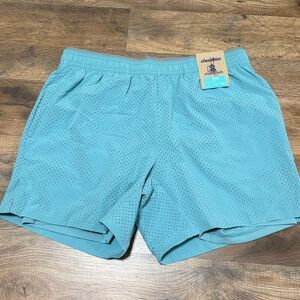 Chubbies Ultimate Training shorts featuring a mesh overlay and a built-in liner